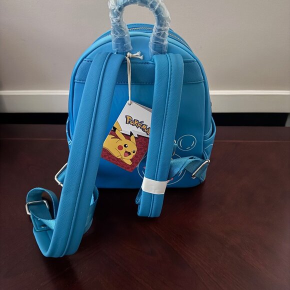 Loungefly Blue Water Type Pokemon Squirtle Mini Backpack - Picture 8 of 10